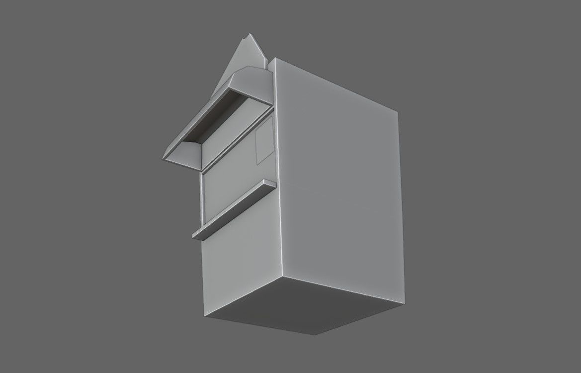 Ticket Office - Bilheteria Low-poly 3D model_18