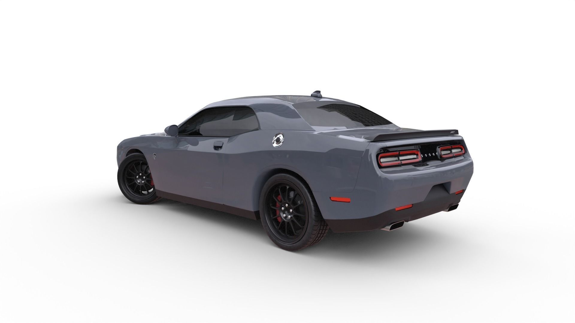 Dodge Challenger Hellcat 3D model_4