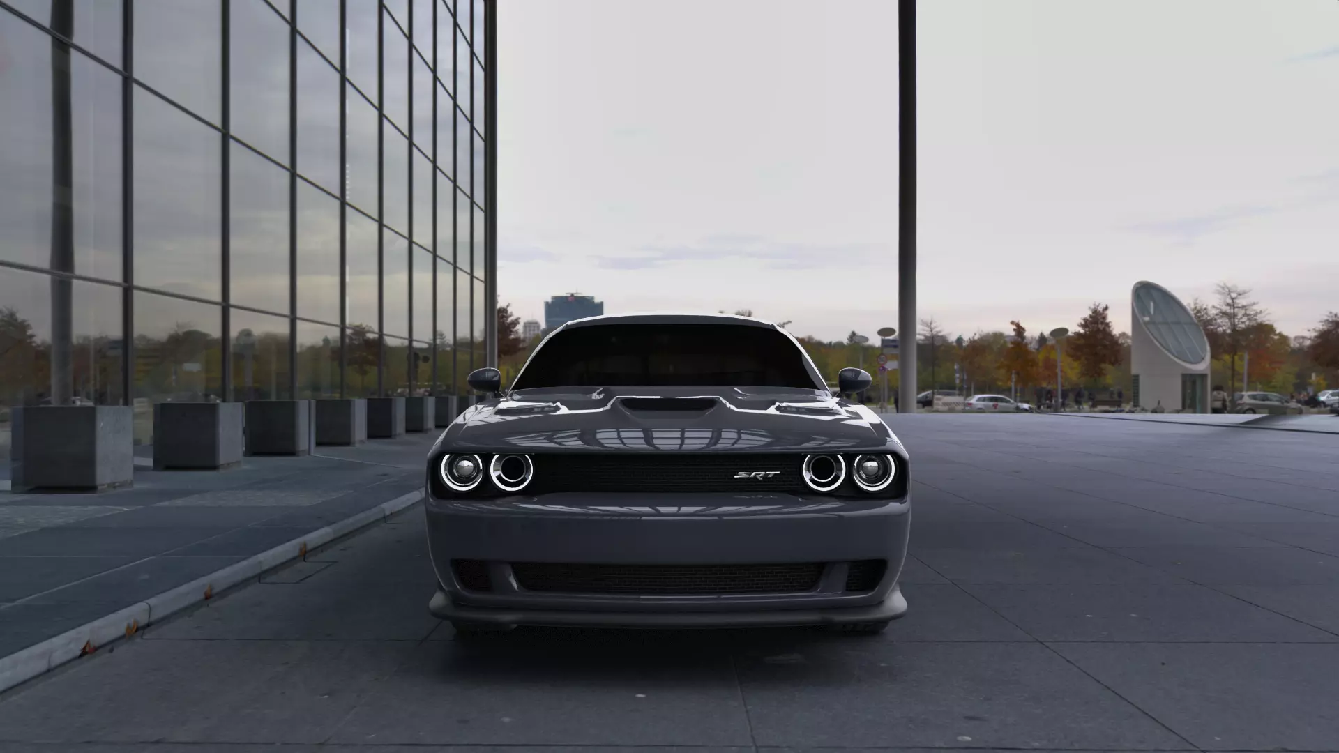 Dodge Challenger Hellcat 3D model_0