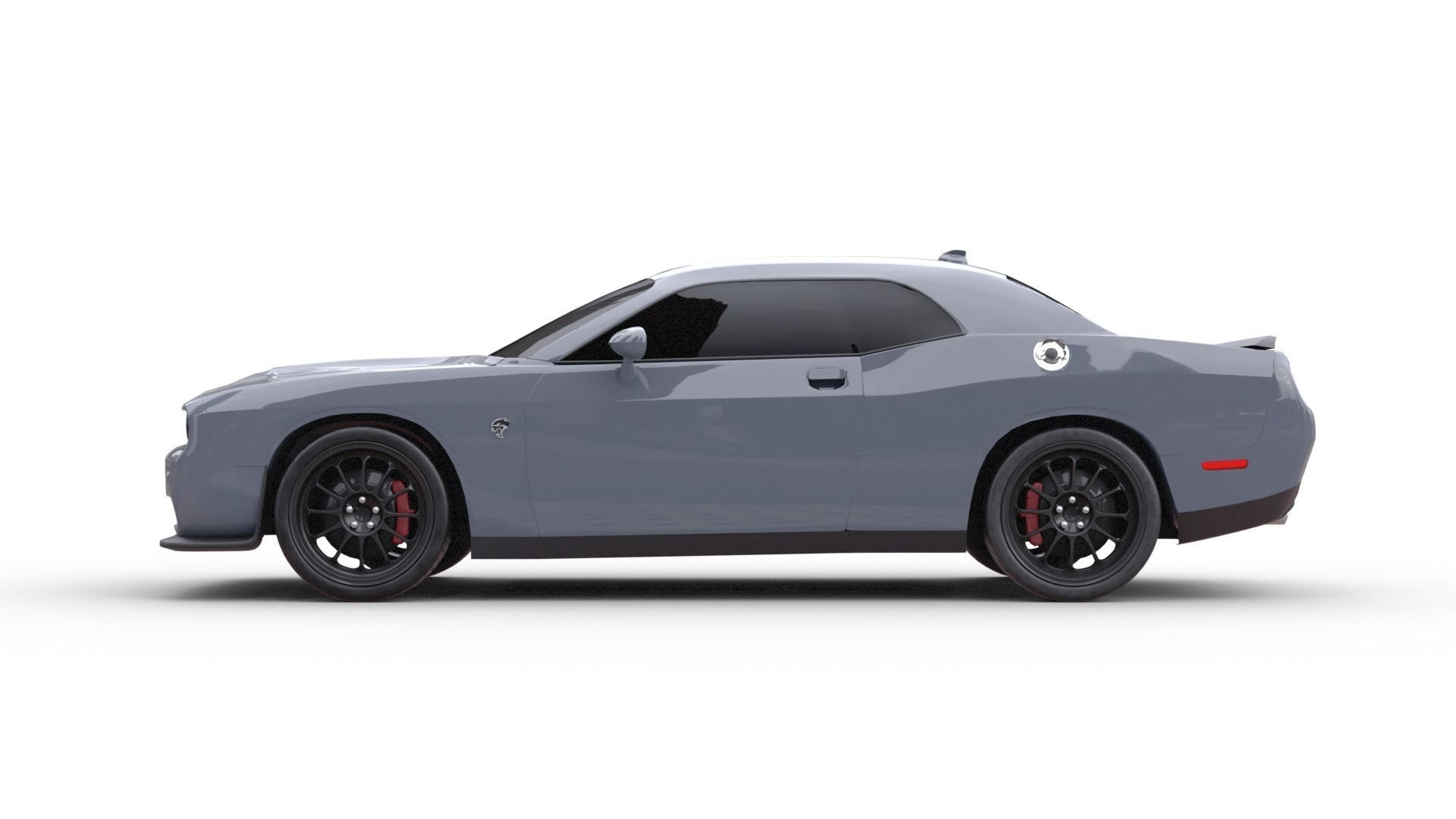 Dodge Challenger Hellcat 3D model_8