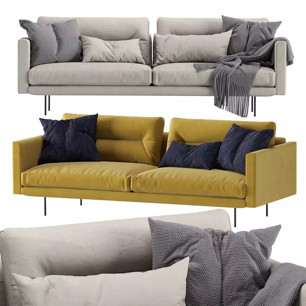Leolux Modern Sofa Albana 3D model_0