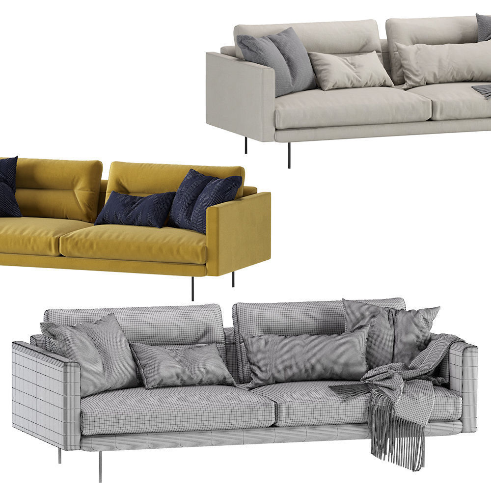 Leolux Modern Sofa Albana 3D model_6