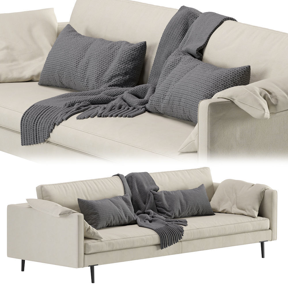 Modern Cloud Modular Sofa 3D model_3