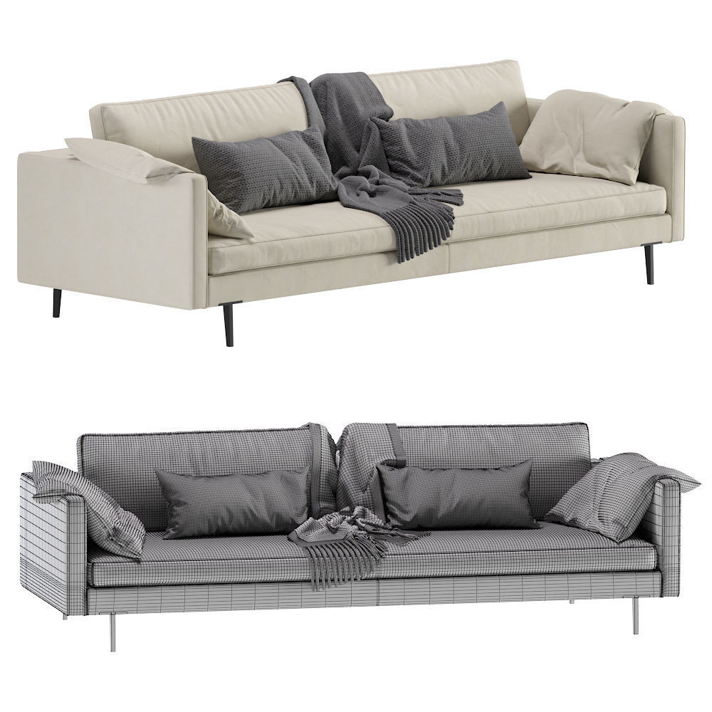 Modern Cloud Modular Sofa 3D model_5