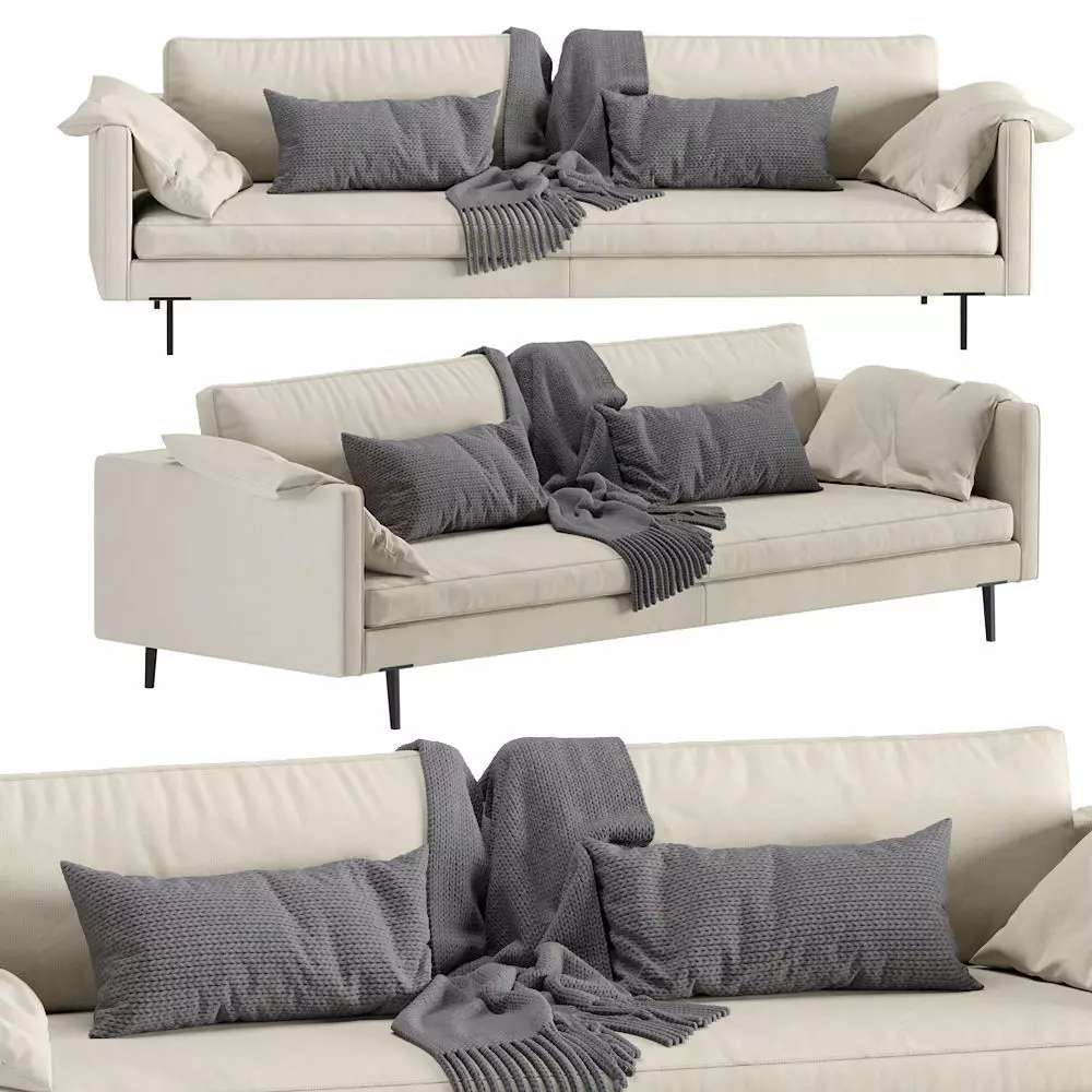 Modern Cloud Modular Sofa 3D model_0
