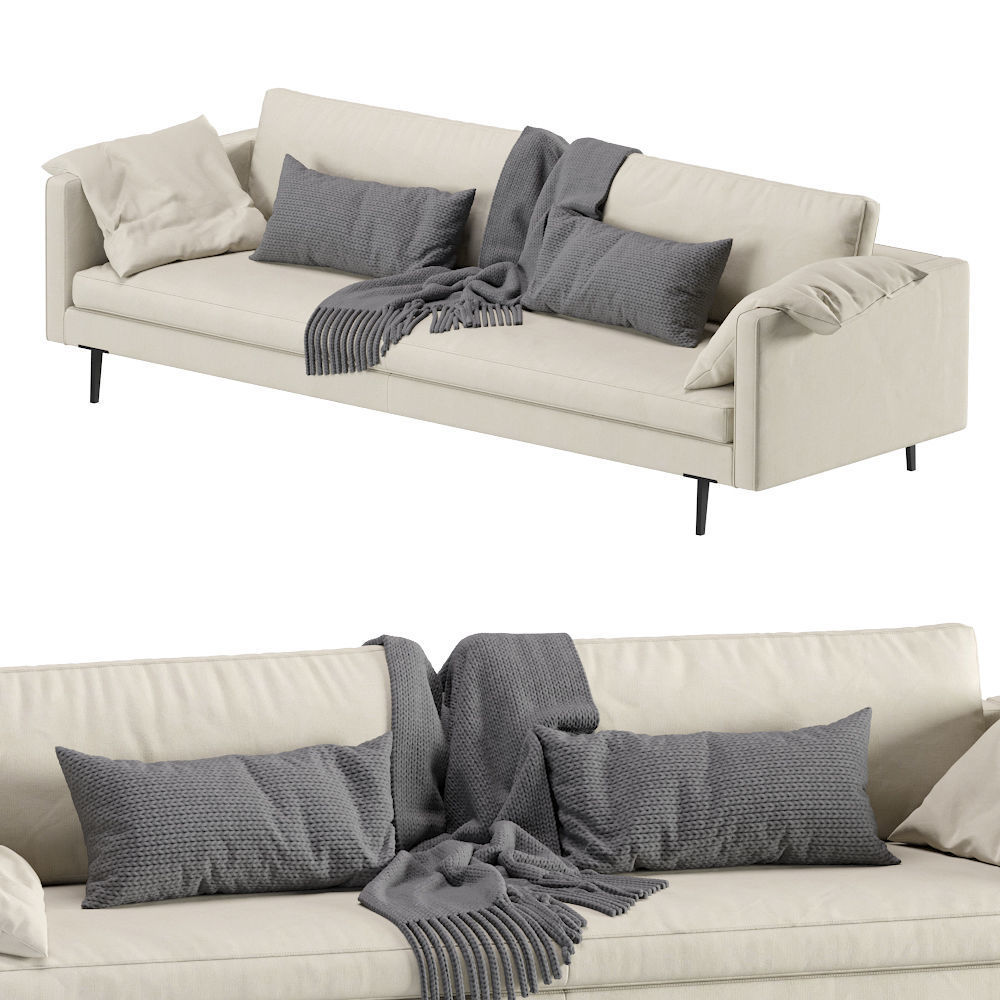 Modern Cloud Modular Sofa 3D model_1