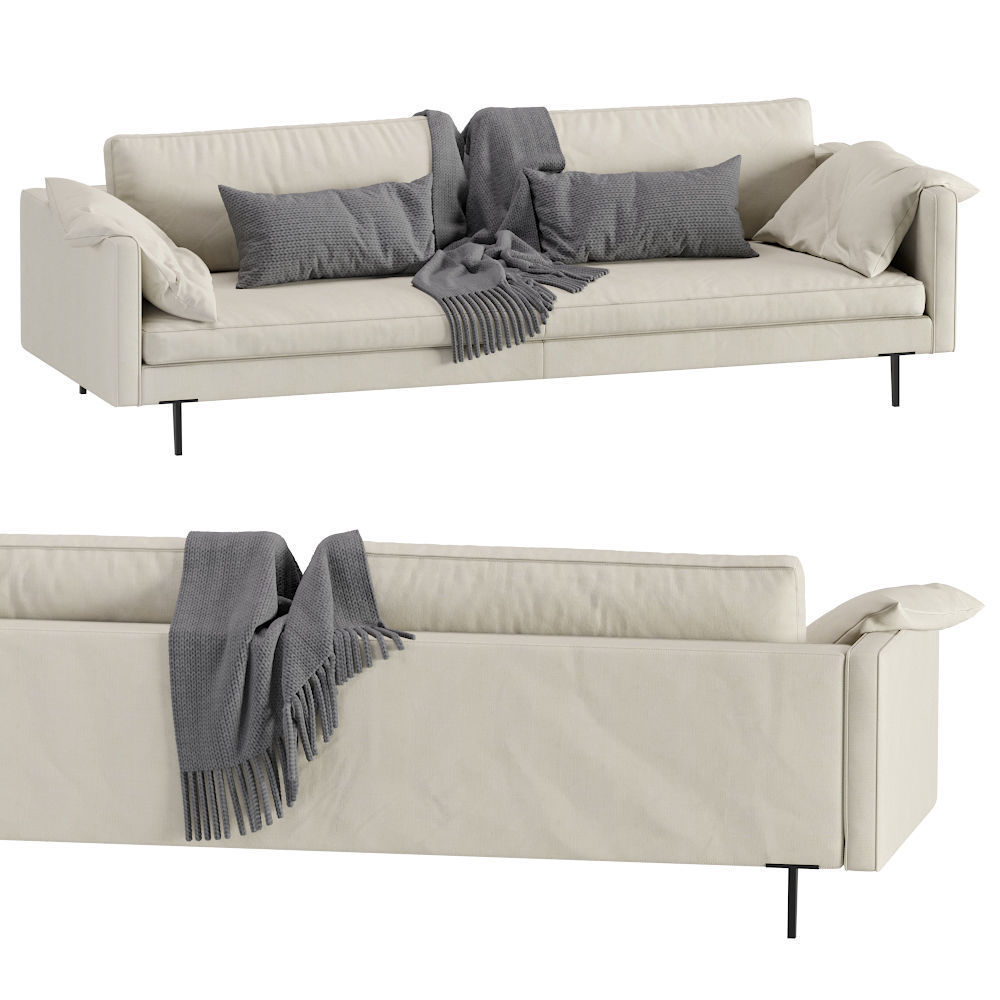 Modern Cloud Modular Sofa 3D model_4