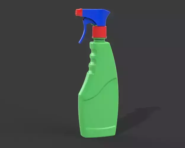 Spray Mist Plastic Bottle 3D print model