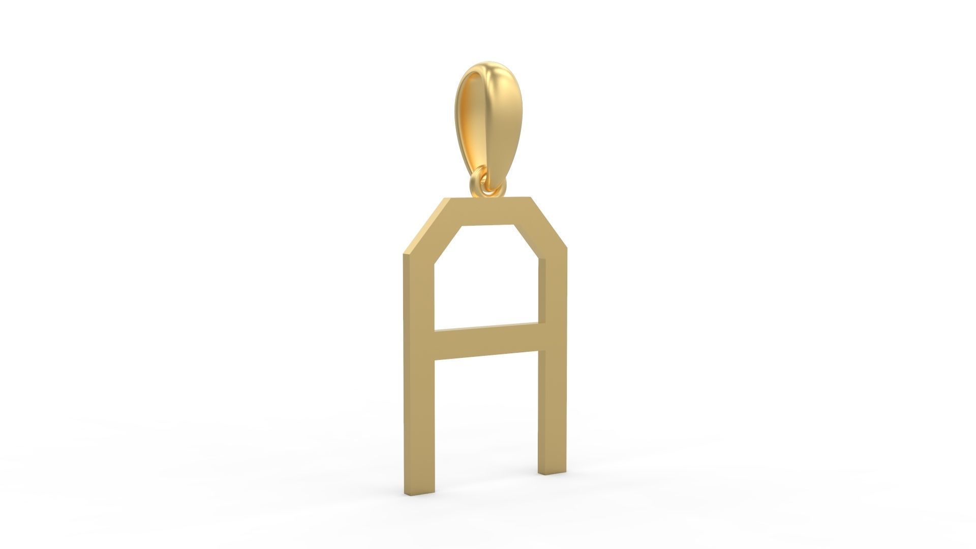 Initial Letters Pendant WARINGTONSDEMO A 3D print model_3