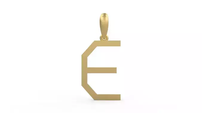 Initial Letters Pendant WARINGTONSDEMO E