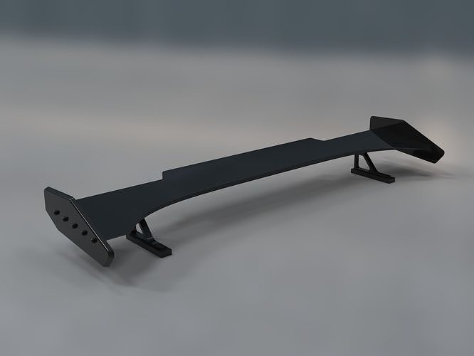 Spoiler bunny Carbon auto  3D model