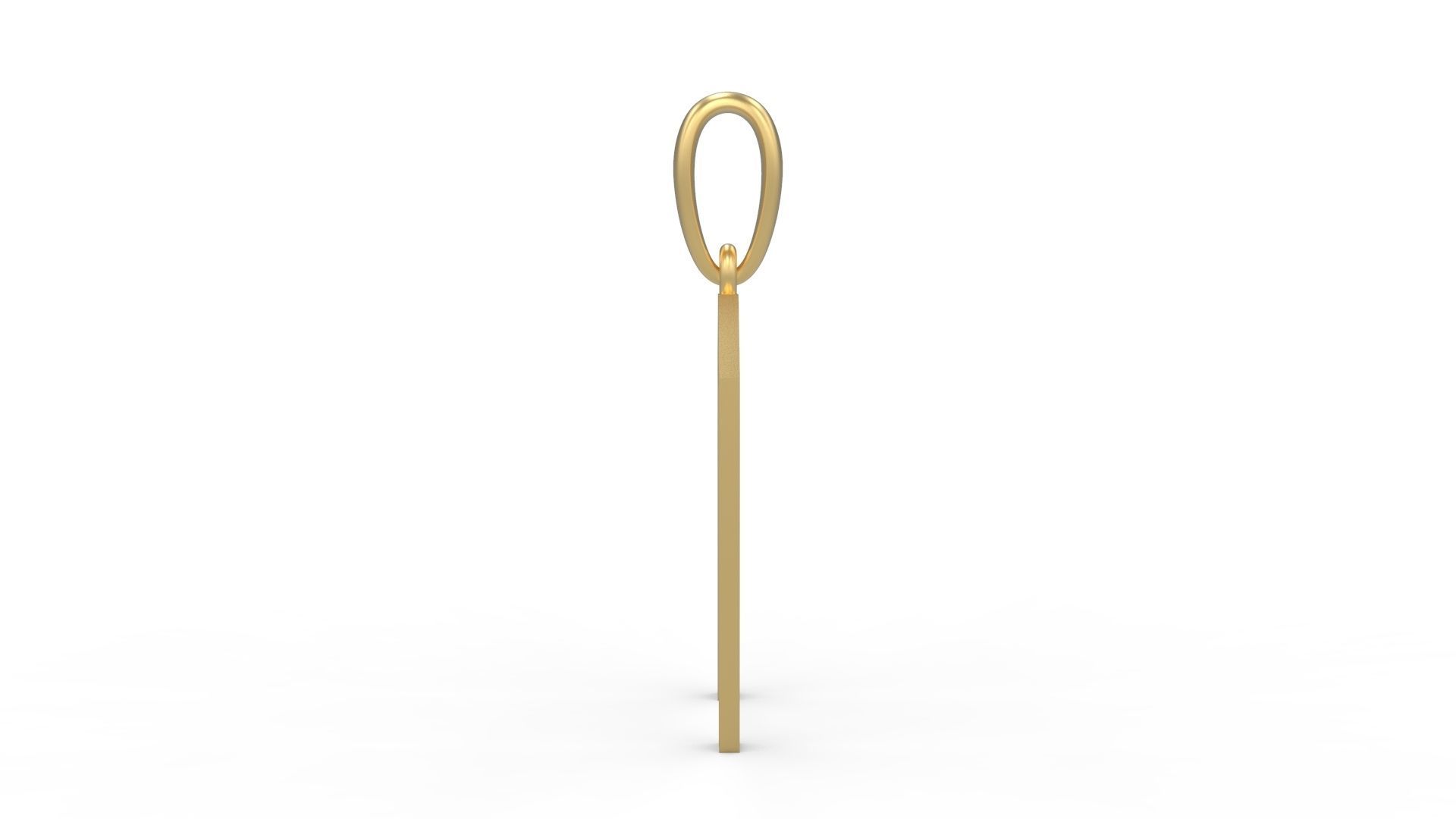 Initial Letters Pendant WARINGTONSDEMO N 3D print model_2