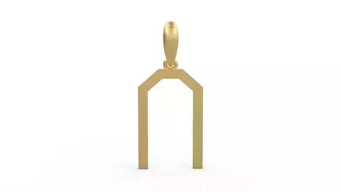 Initial Letters Pendant WARINGTONSDEMO N