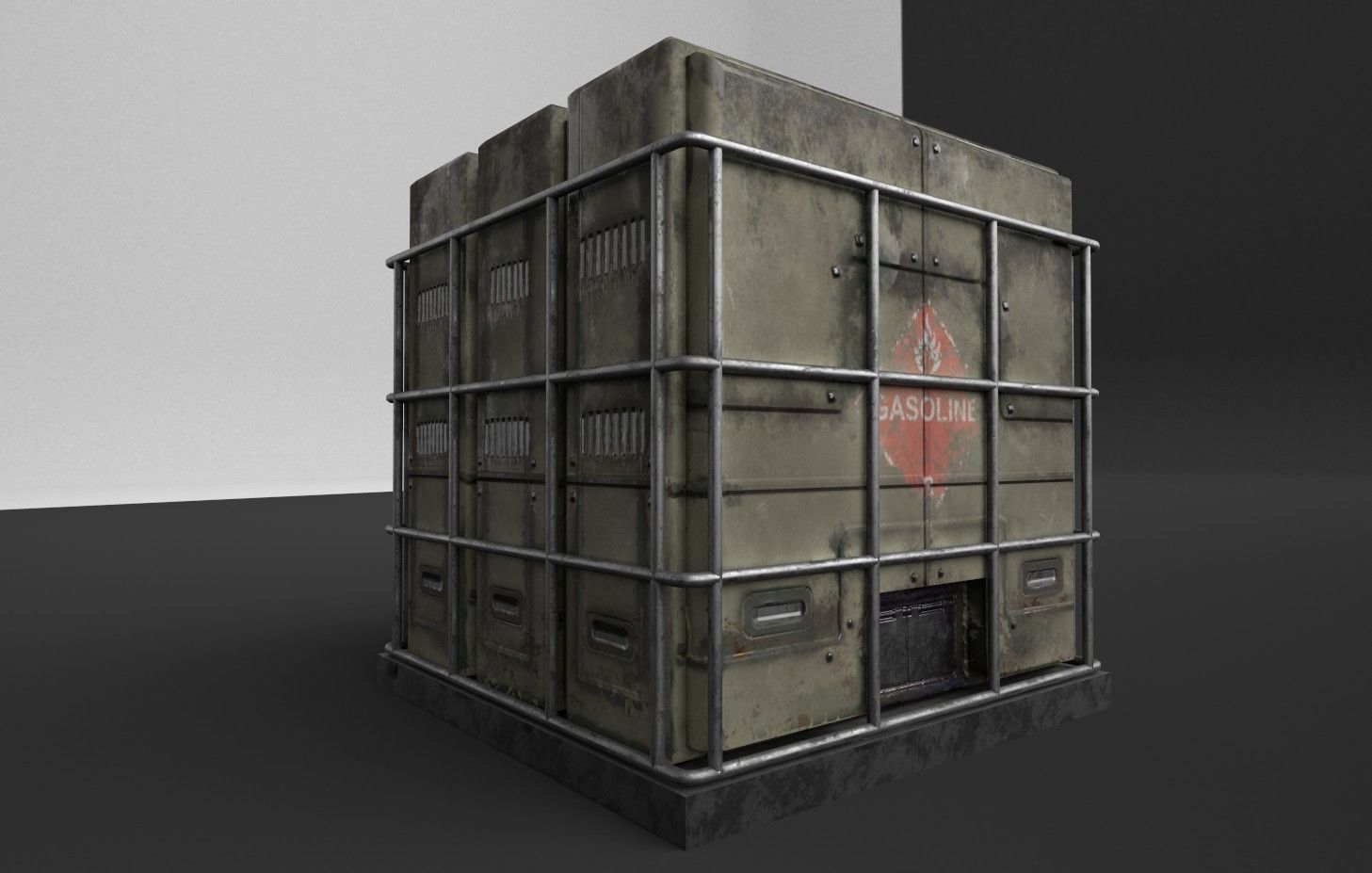 Industrial Boxes Free low-poly 3D model_17