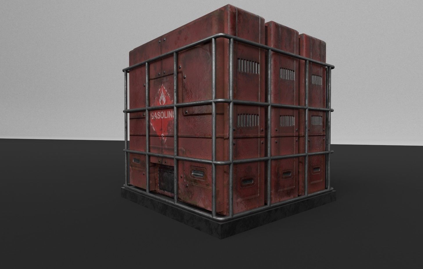 Industrial Boxes Free low-poly 3D model_8