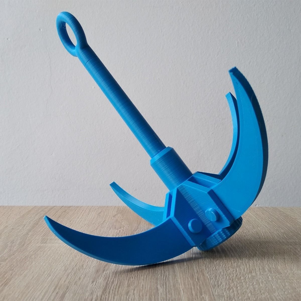 Printable Grappling Hook 3D model 3D printable CGTrader