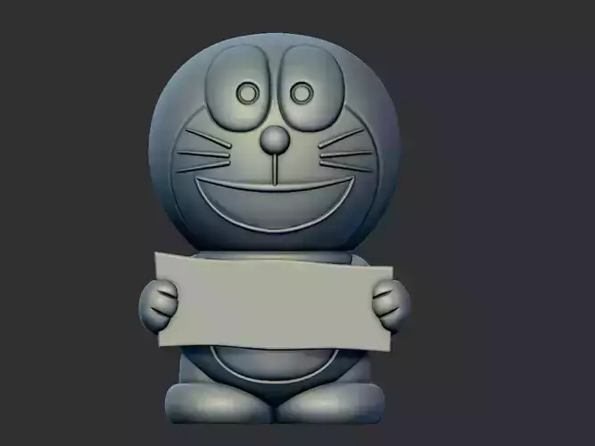 Doraemon toy for storing coin V 2 3D print model