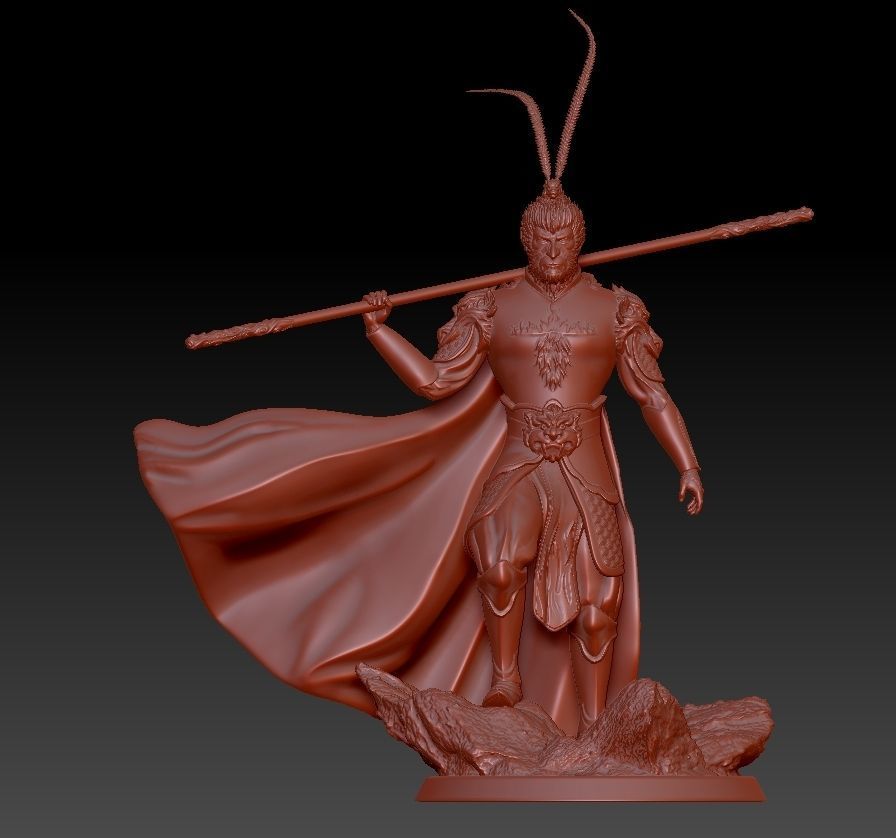 WUKONG MONKEY KING 2 3D print model_2