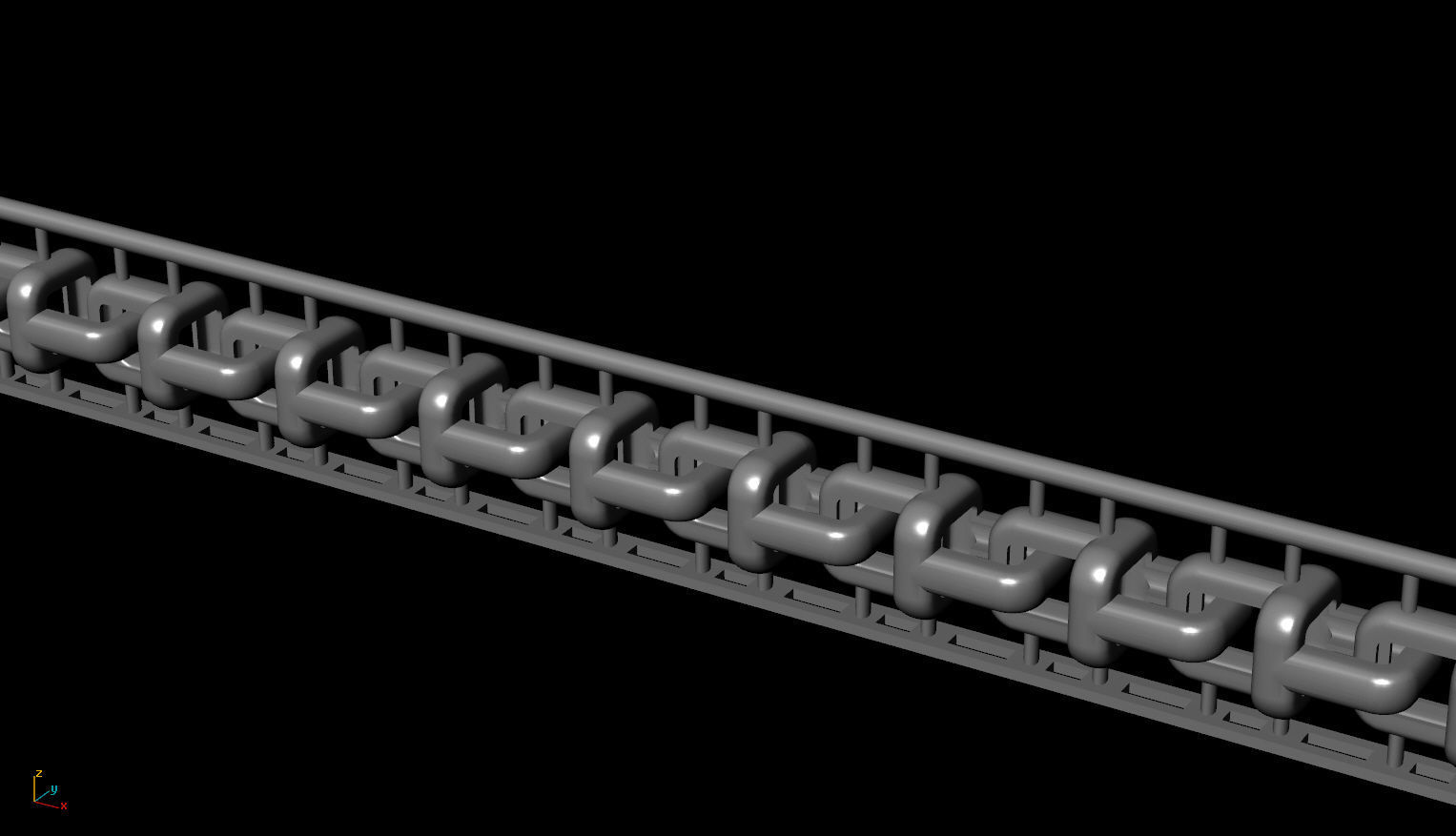 Tried Fusion Chain Direct Pourable 3D print model_3