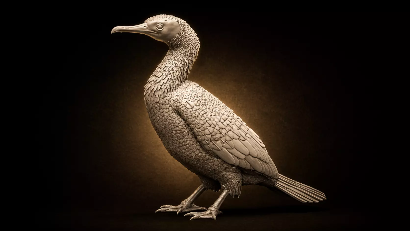 cormorant 3D print model
