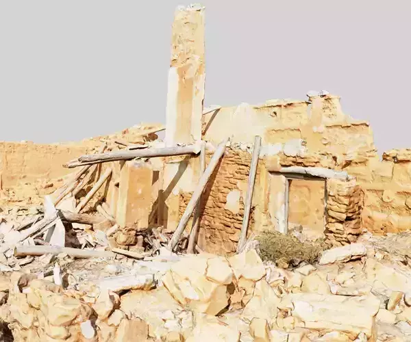 Building Ruins Old Photoscan PBR Low-poly 3D model