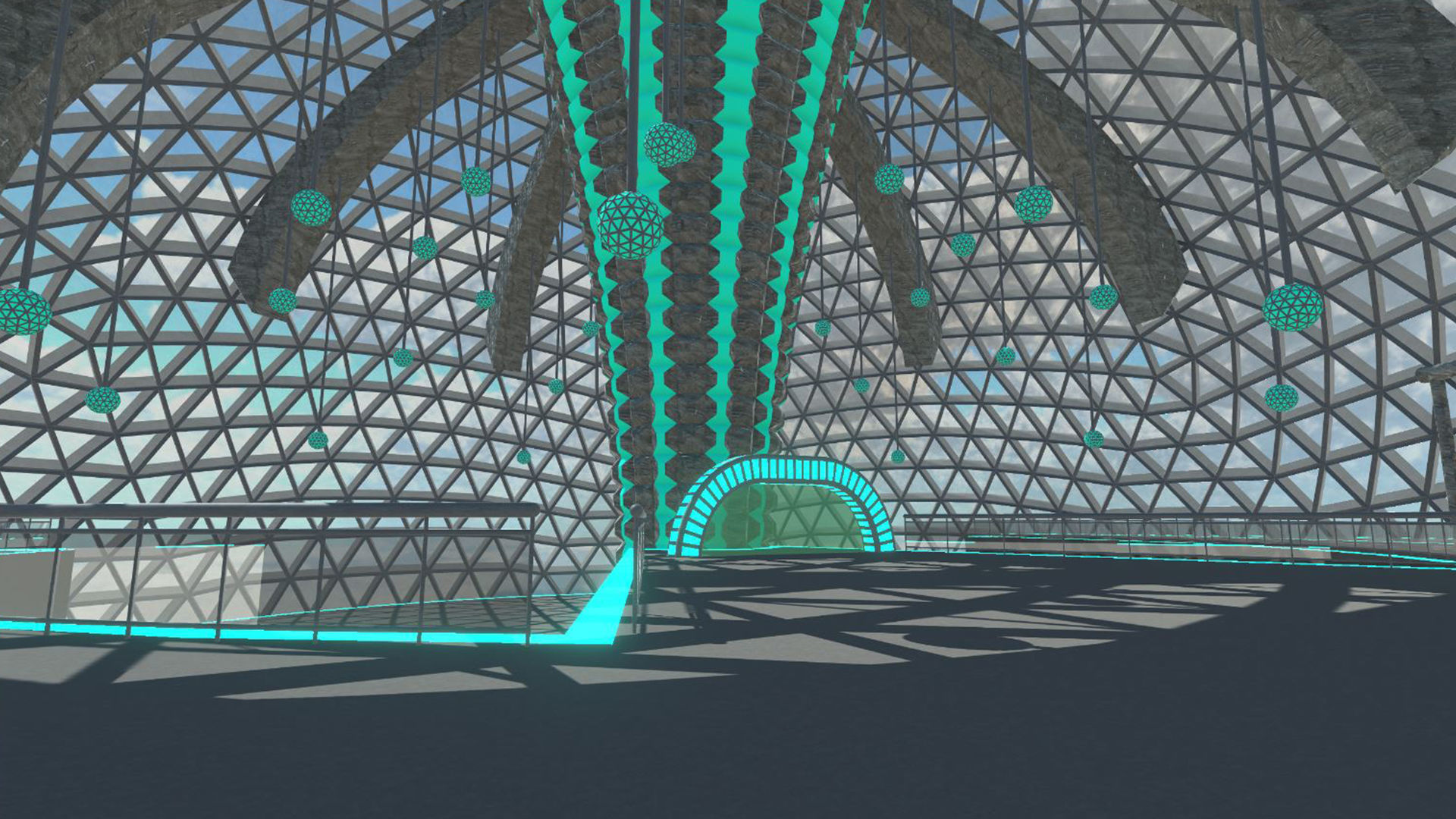 Sci-Fi King Hall 3D model_3