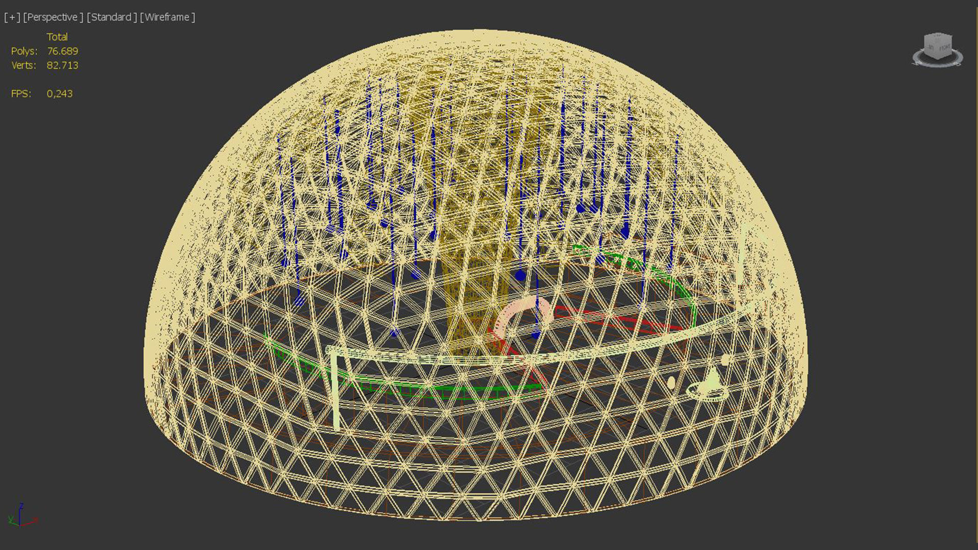 Sci-Fi King Hall 3D model_6