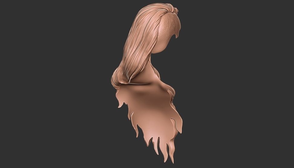 hair 22 3D print model_12