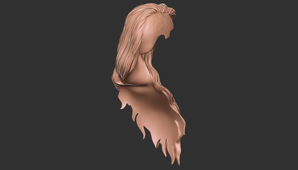 hair 22 3D print model_13