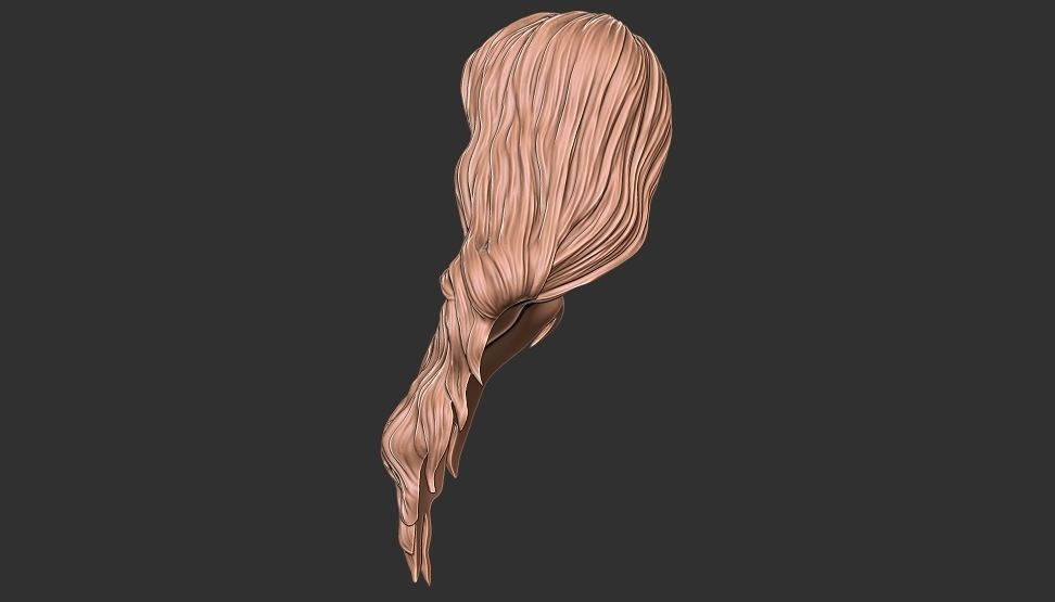hair 22 3D print model_8
