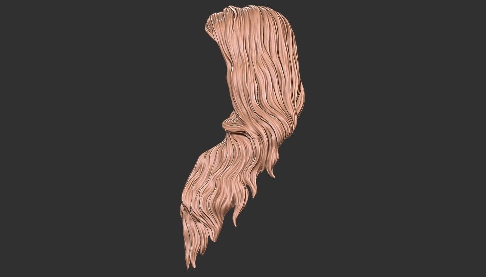 hair 22 3D print model_5