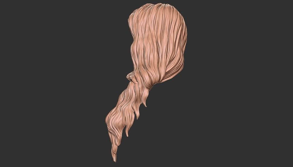 hair 22 3D print model_7