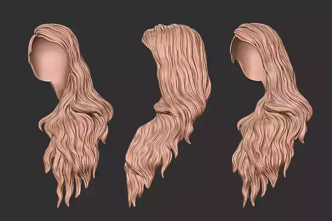 hair 22 3D print model