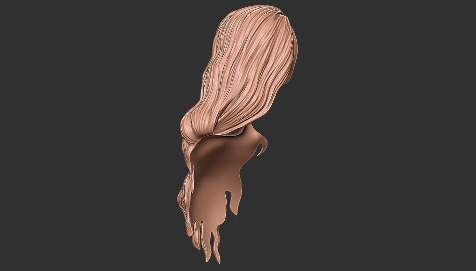 hair 22 3D print model_10