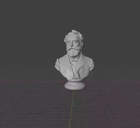 Jules Verne 3D print model