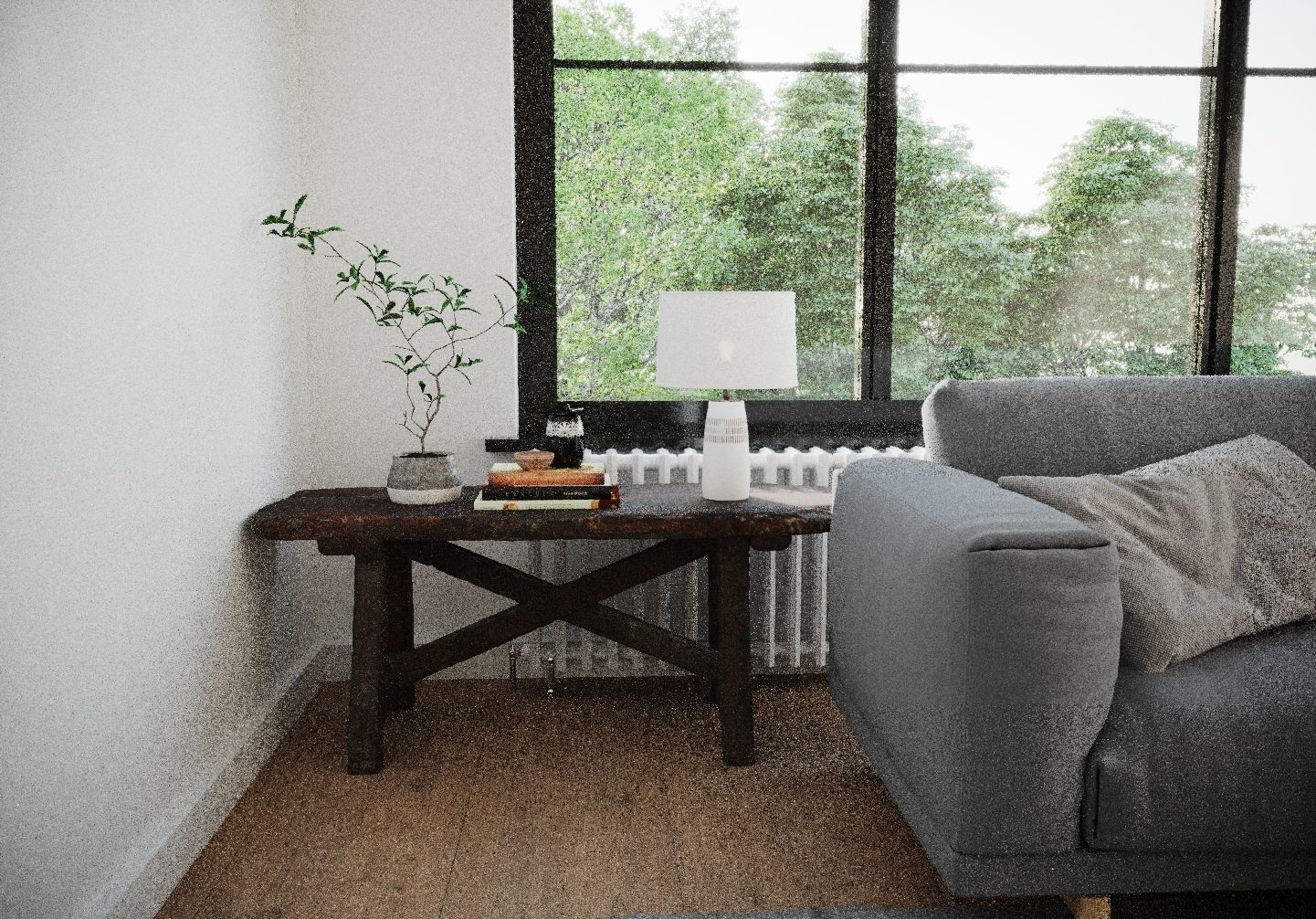 Living room Scene 3D model_4