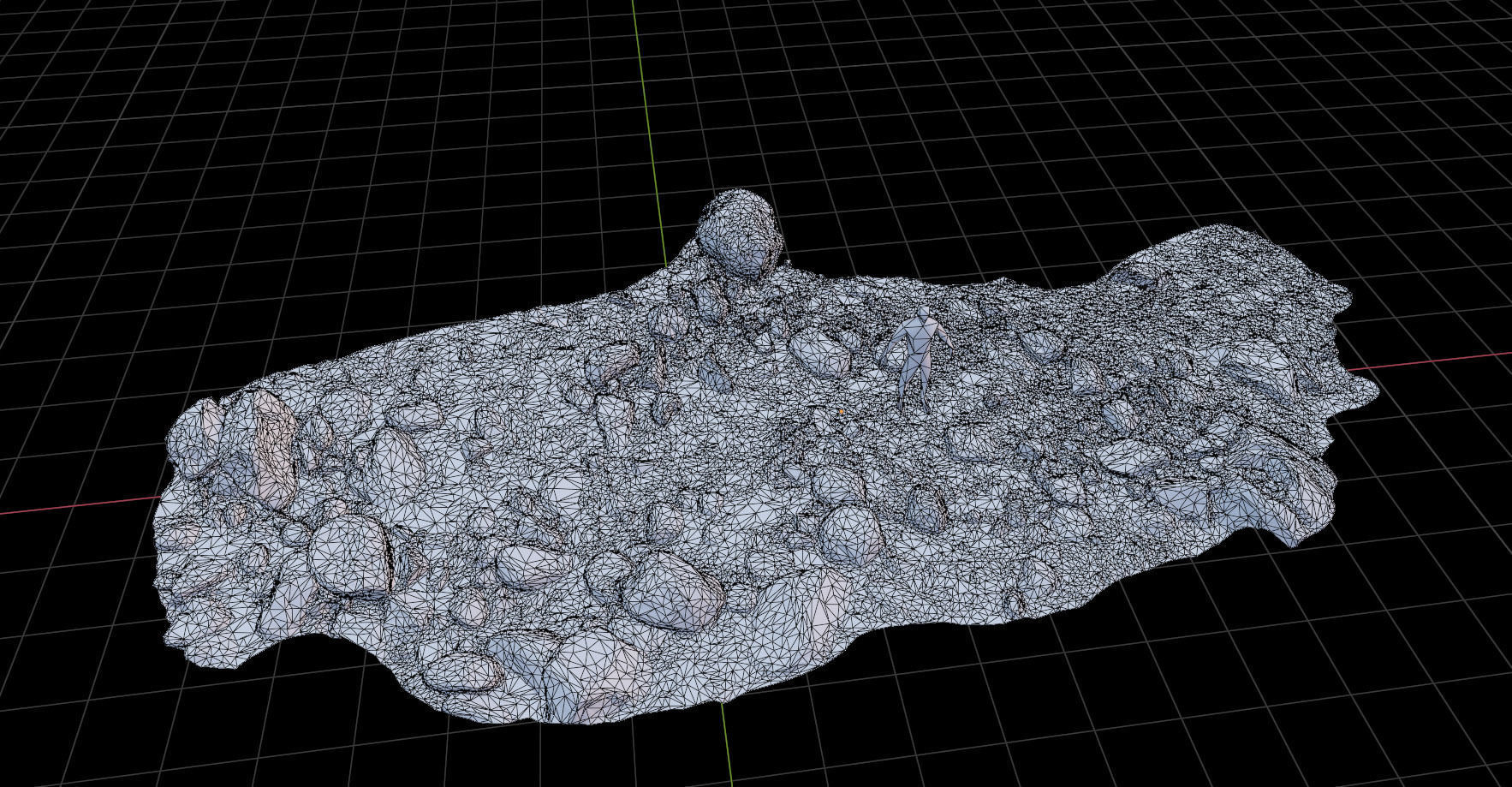 River Stone Pebbles Sand Rocks Scan PBR Low-poly 3D model_4