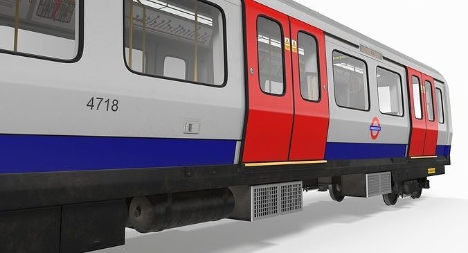 London Subway S8 Wagon  3D model