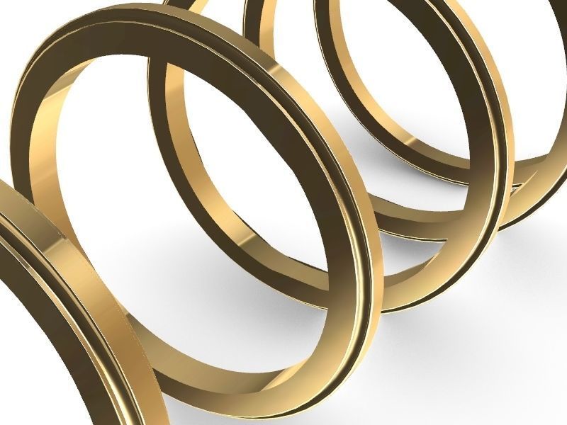 5 profiles 5 sizes plain bands stls verified 3D print model_12