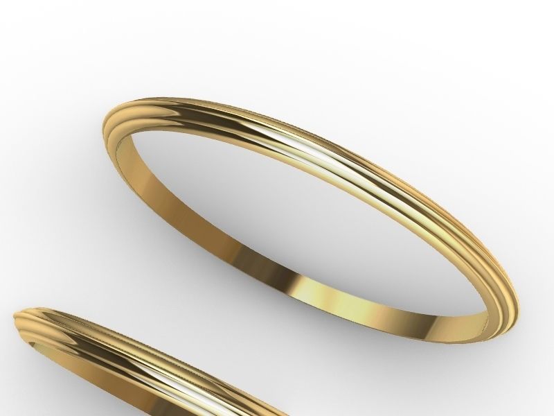 5 profiles 5 sizes plain bands stls verified 3D print model_19