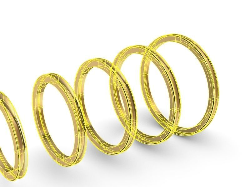 5 profiles 5 sizes plain bands stls verified 3D print model_5