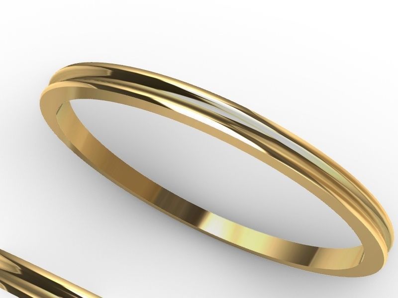 5 profiles 5 sizes plain bands stls verified 3D print model_7