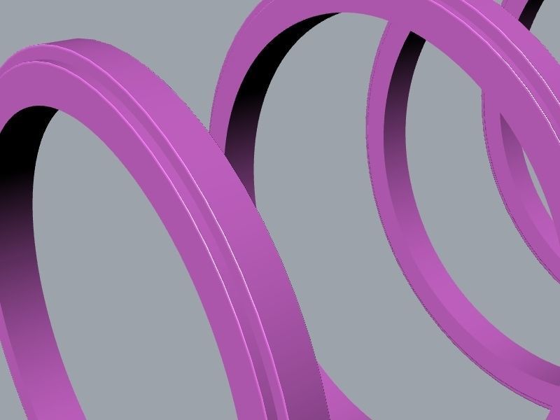 5 profiles 5 sizes plain bands stls verified 3D print model_17