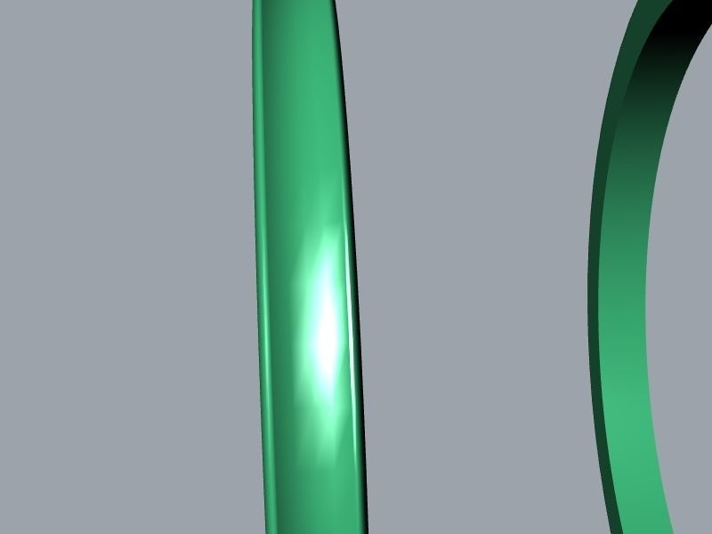 5 profiles 5 sizes plain bands stls verified 3D print model_4