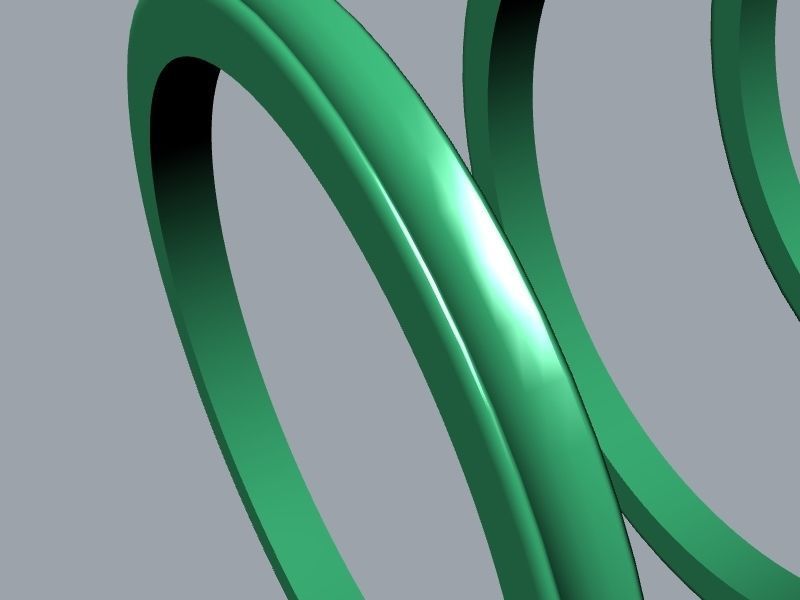 5 profiles 5 sizes plain bands stls verified 3D print model_16