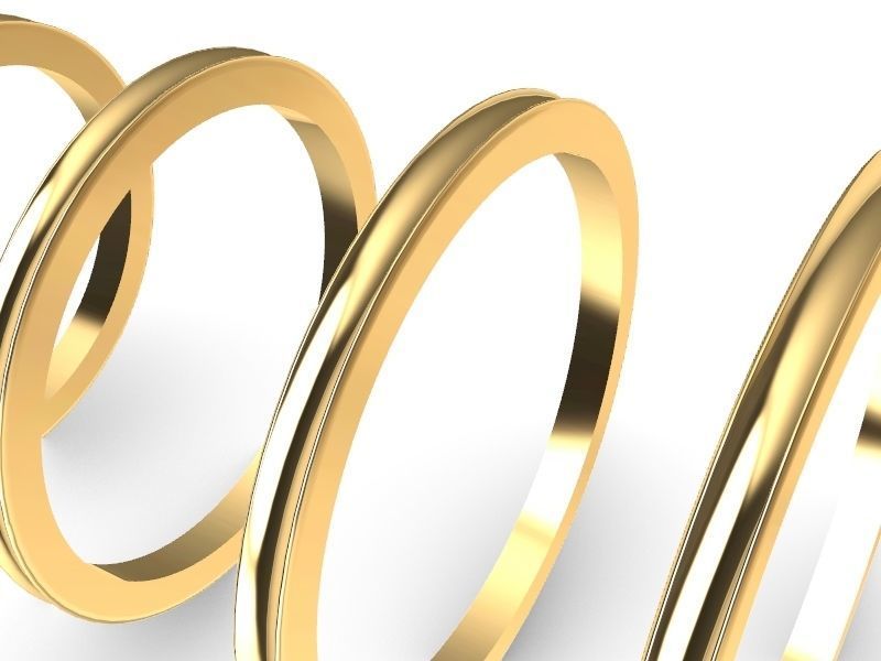 5 profiles 5 sizes plain bands stls verified 3D print model_8