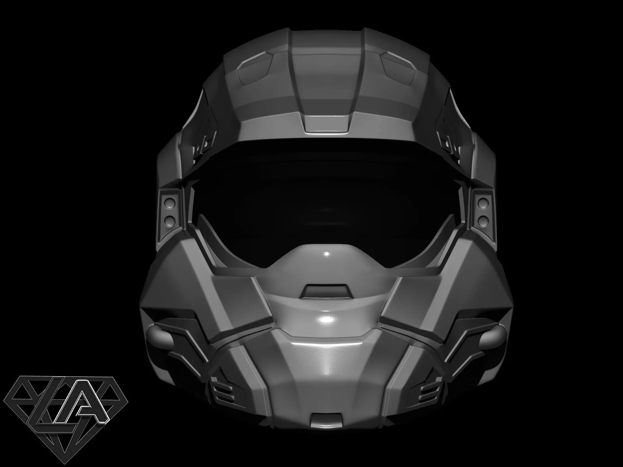 Halo x2 moto version helmet 3D print model 3D print model_0