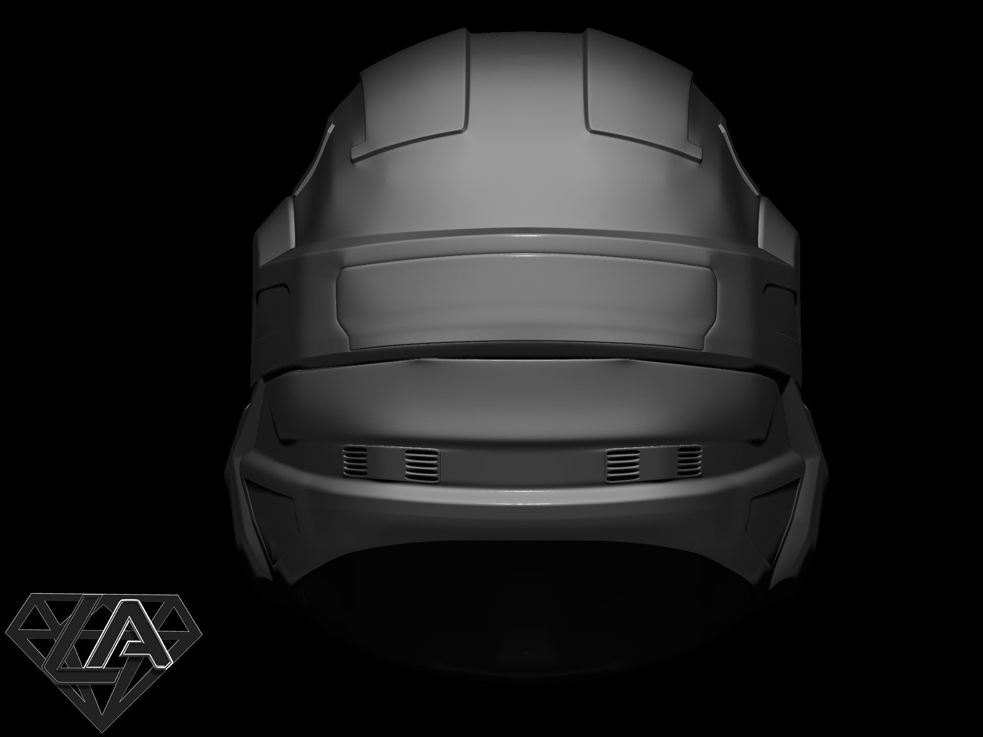 Halo x2 moto version helmet 3D print model 3D print model_4