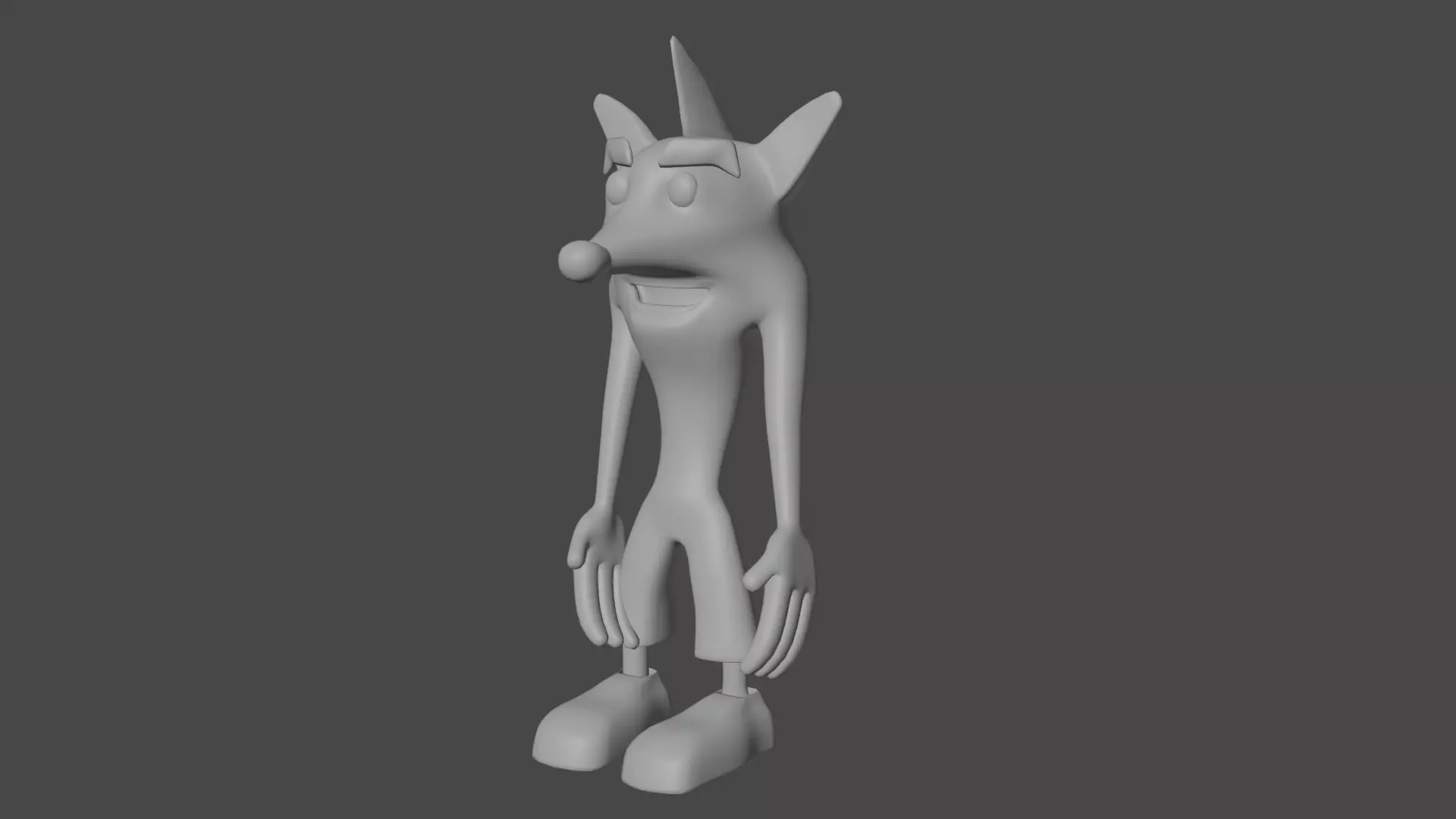 crash karakter Free 3D model