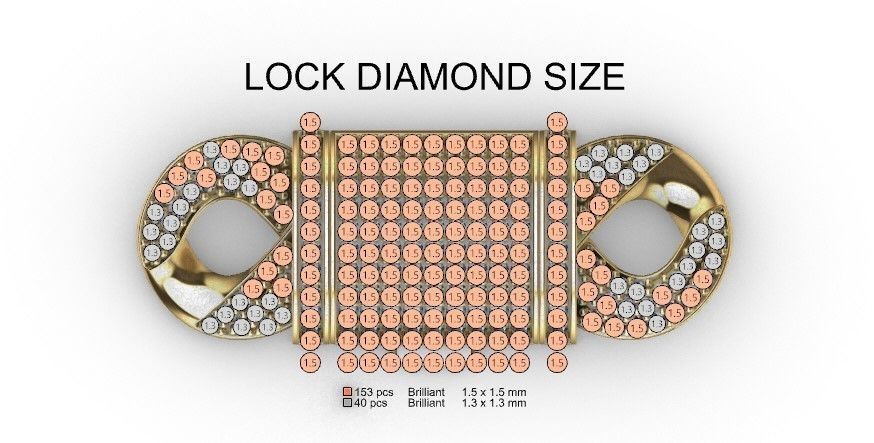 15 MM INFINITY LINK 3D print model_11